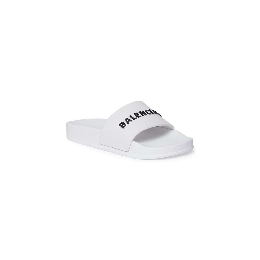 Balenciaga Niños - Sandalia Pool Slide En Blanco