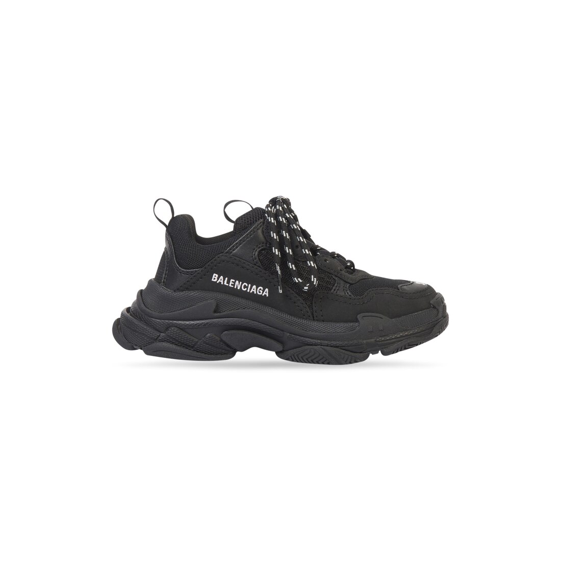Balenciaga Niños - Triple S Zapatillas en Negro
