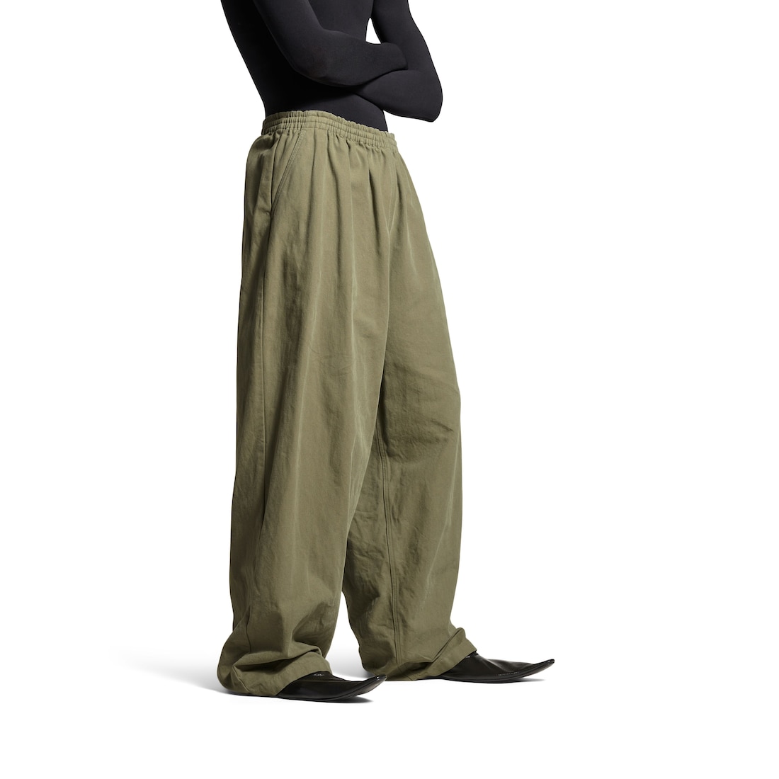 Balenciaga Pantalón Baggy Para Hombre En Verde