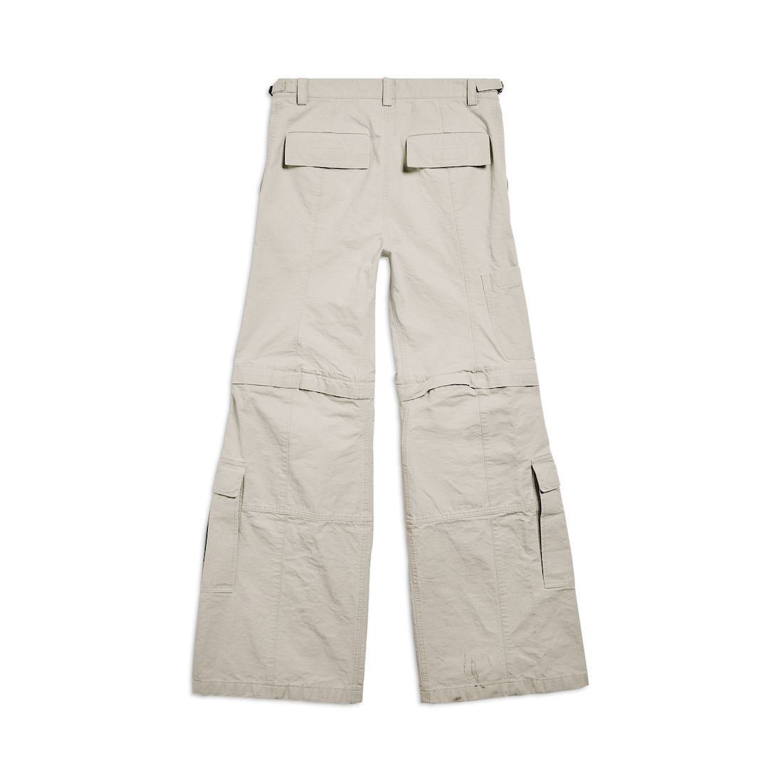 Balenciaga Pantalón Cargo Flared En Beige