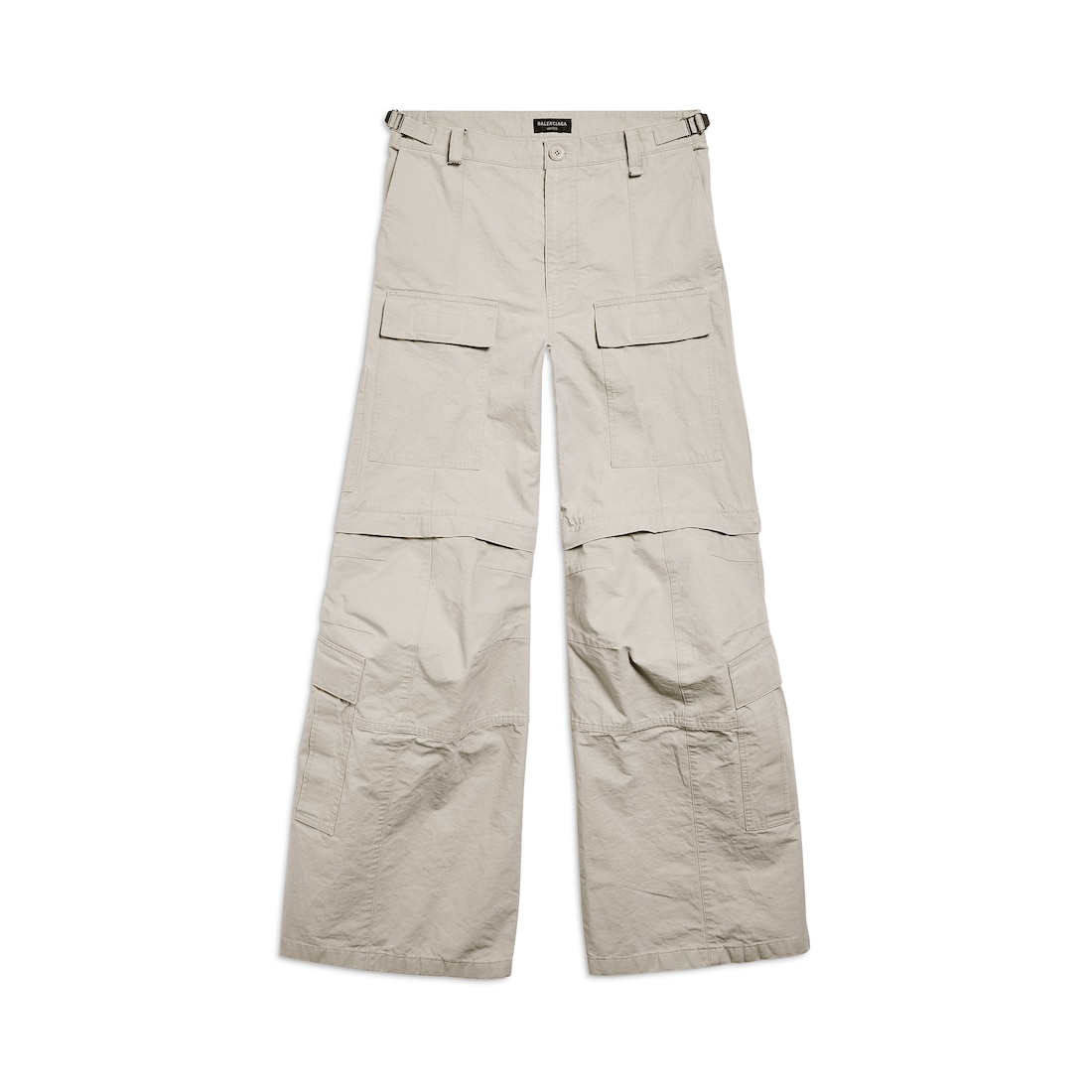 Balenciaga Pantalón Cargo Flared En Beige