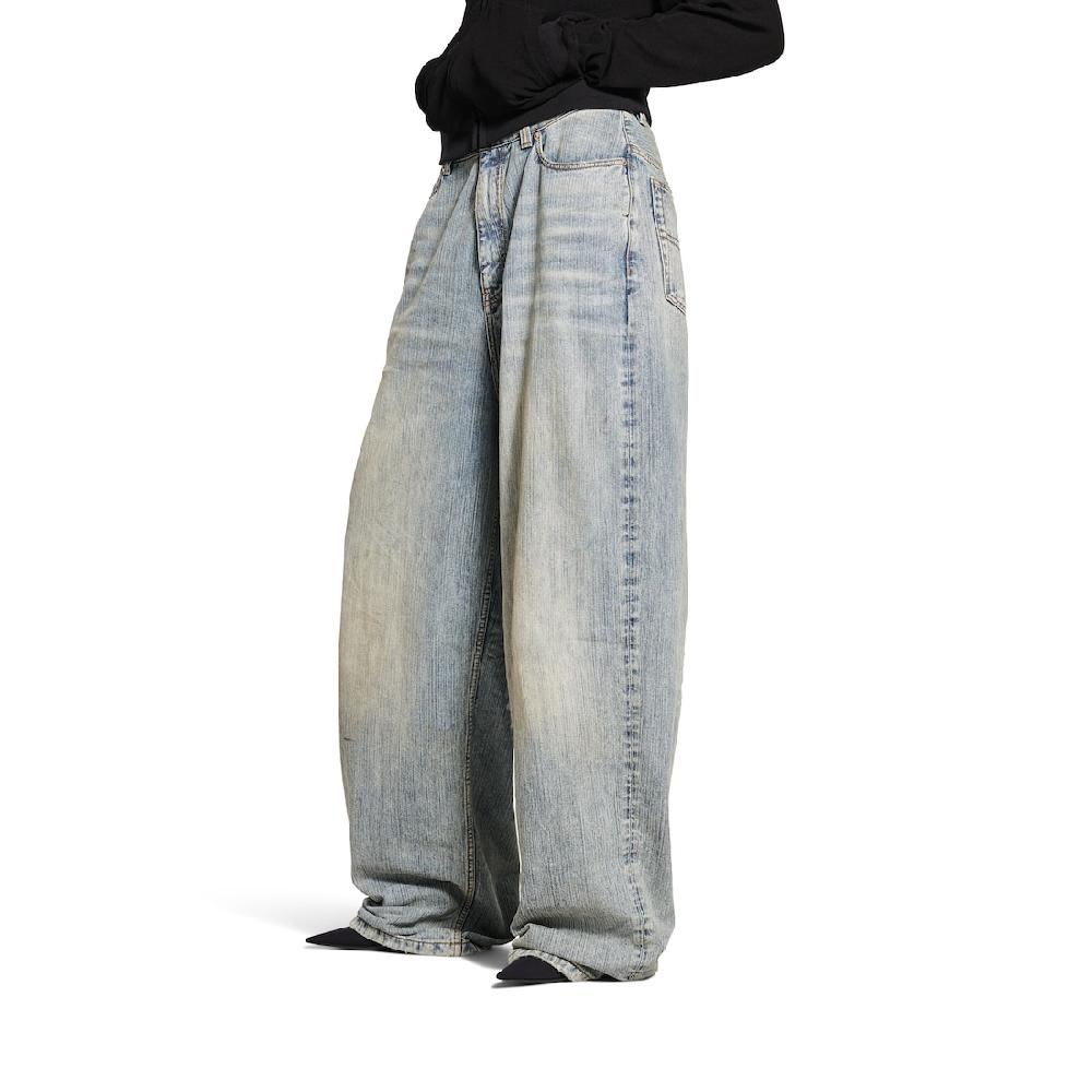 Balenciaga Pantalón Pull-up Para Hombre En Azul