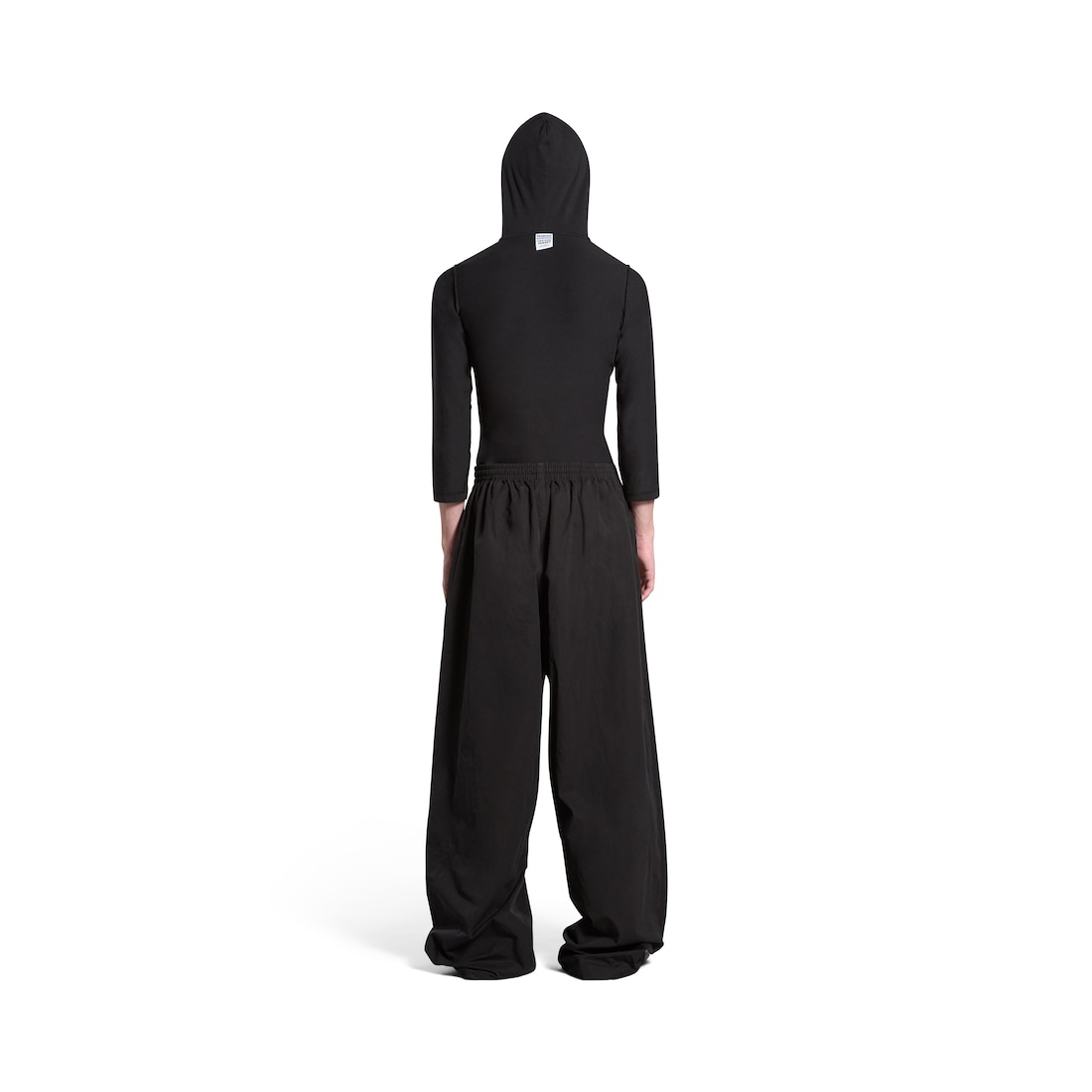 Balenciaga Pantalón Pyjama Ancho En Negro