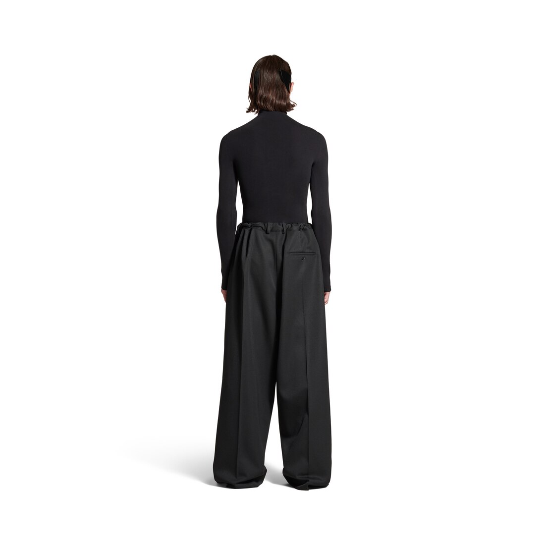 Balenciaga Pantalón Sastre Para Hombre En Negro