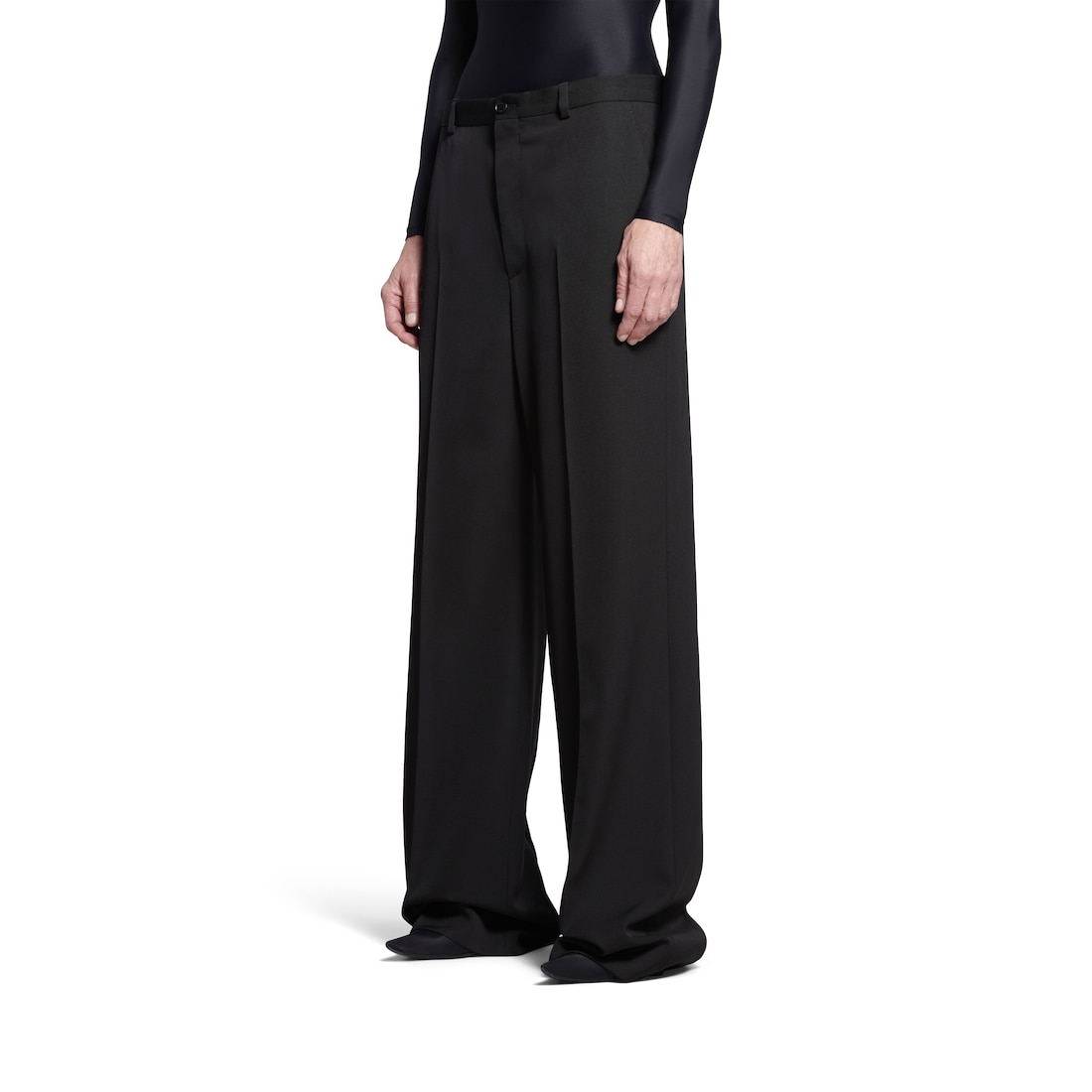 Balenciaga Pantalón Tailored Regular Fit En Negro