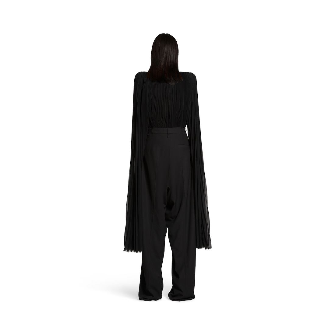 Balenciaga Pantalón Tailored Skater En Negro