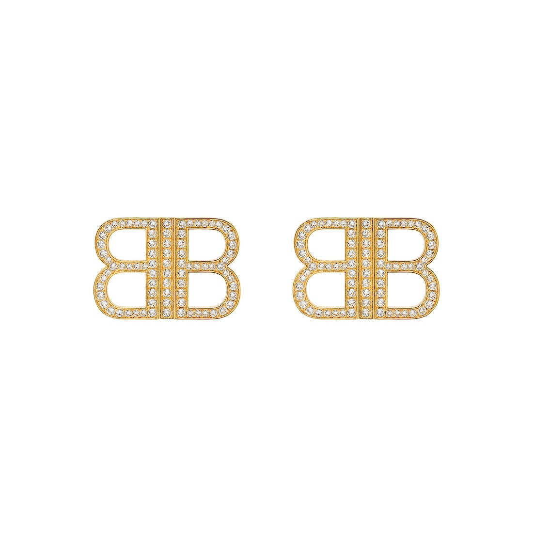Balenciaga Pendientes Bb 2.0 Para Mujer En Oro
