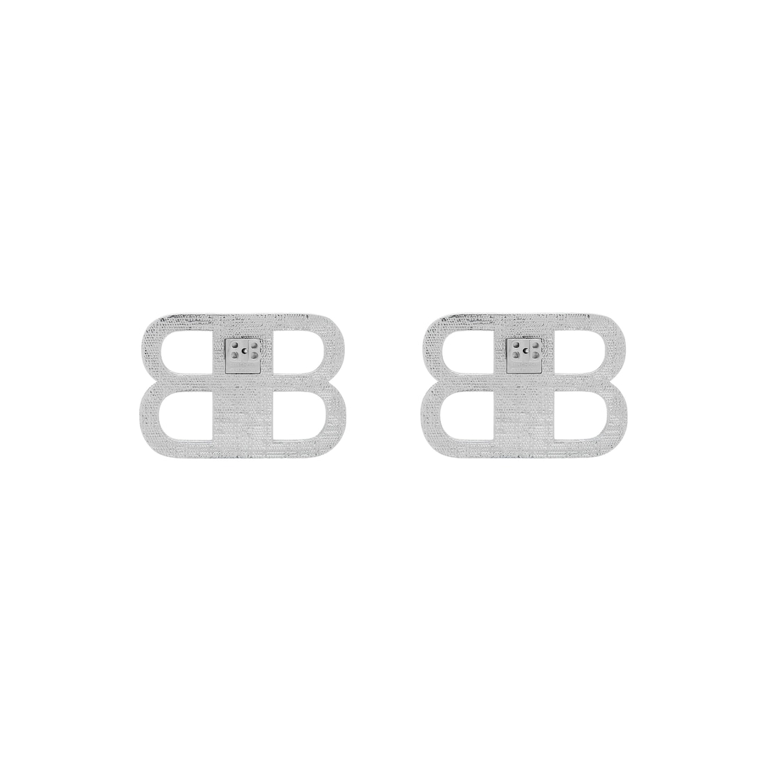 Balenciaga Pendientes Bb 2.0 Para Mujer En Plata