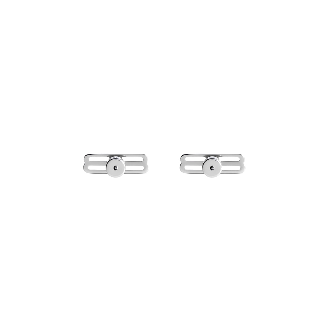Balenciaga Pendientes Bb Icon En Plateado Antiguo