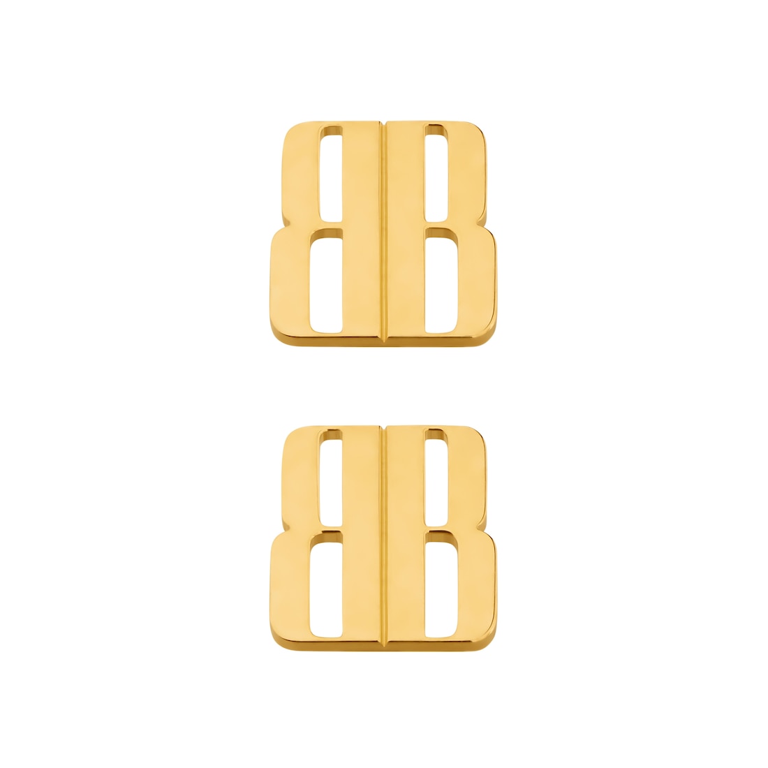 Balenciaga Pendientes De Botón Nano En Dorado