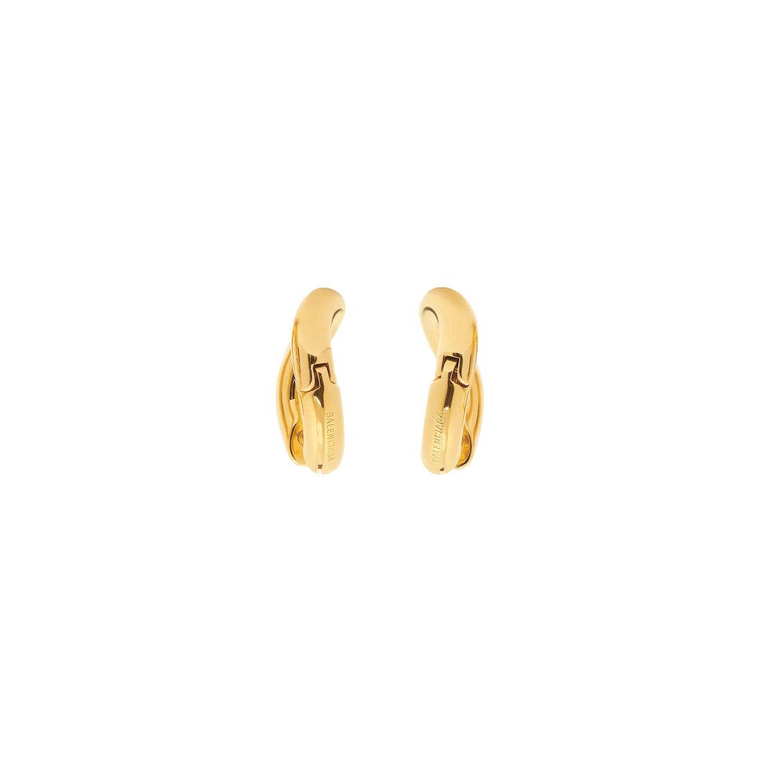 Balenciaga Pendientes Loop Para Mujer En Oro