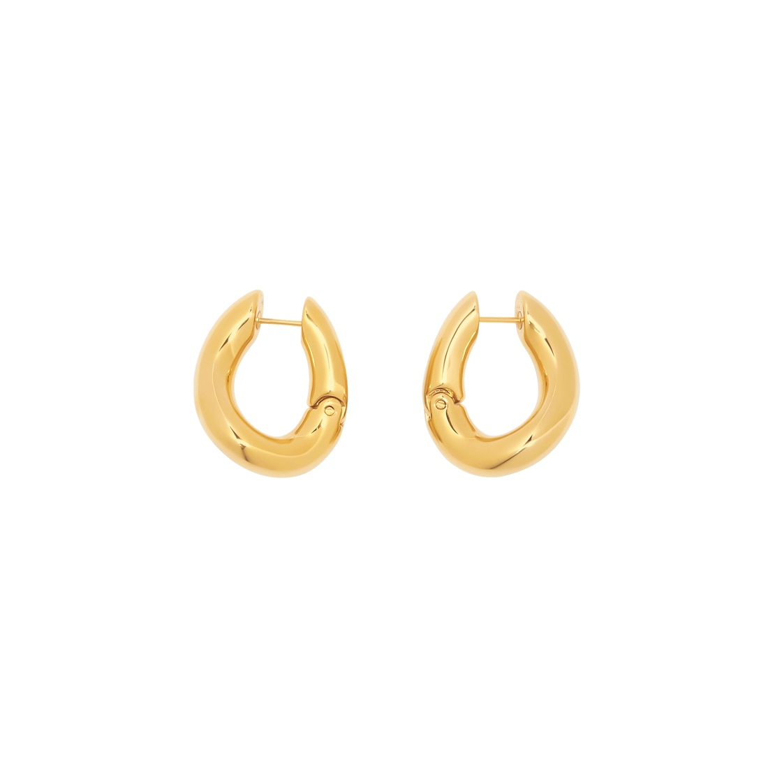 Balenciaga Pendientes Loop Para Mujer En Oro