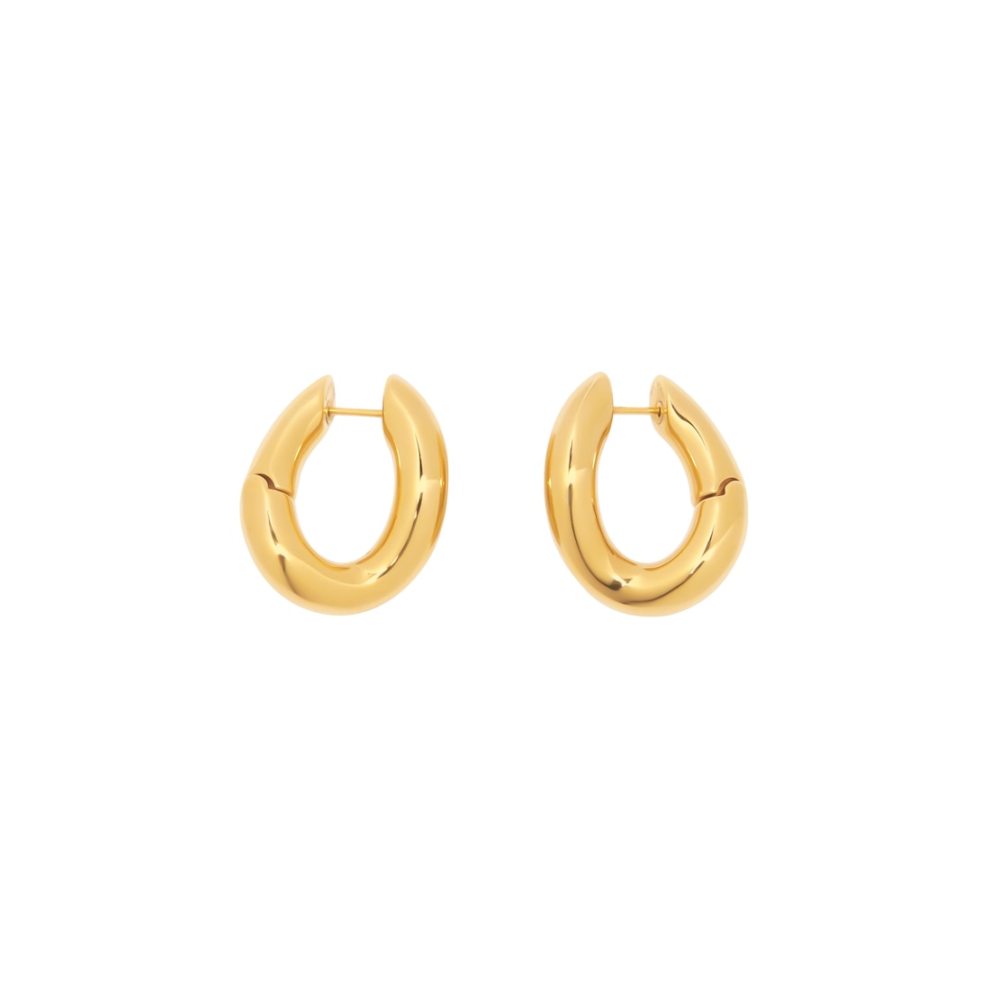 Balenciaga Pendientes Loop Para Mujer En Oro