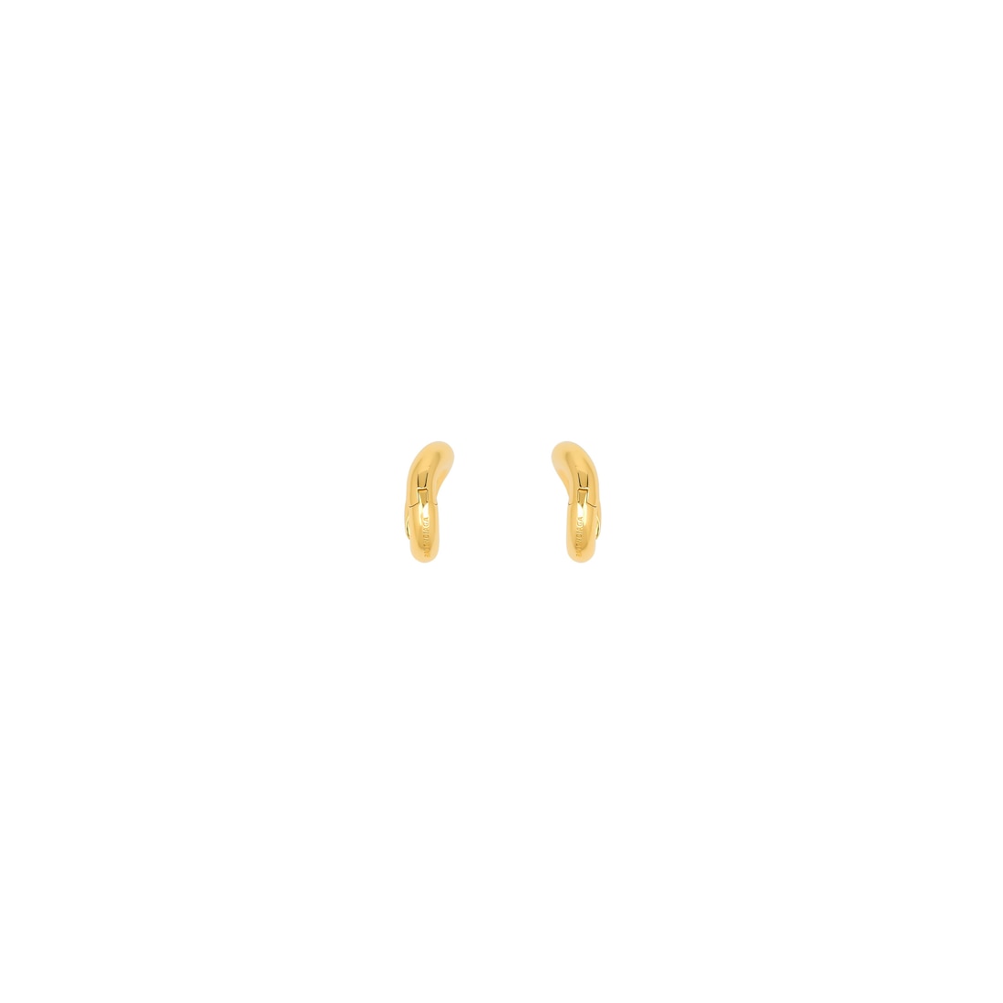 Balenciaga Pendientes Loop Xxs Para Mujer En Oro