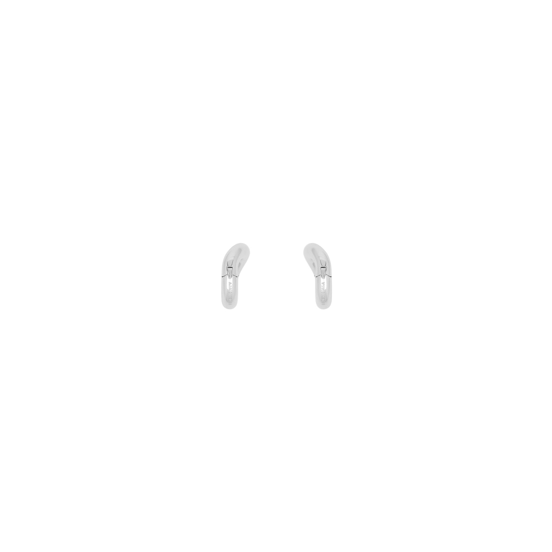 Balenciaga Pendientes Loop Xxs Para Mujer En Plata