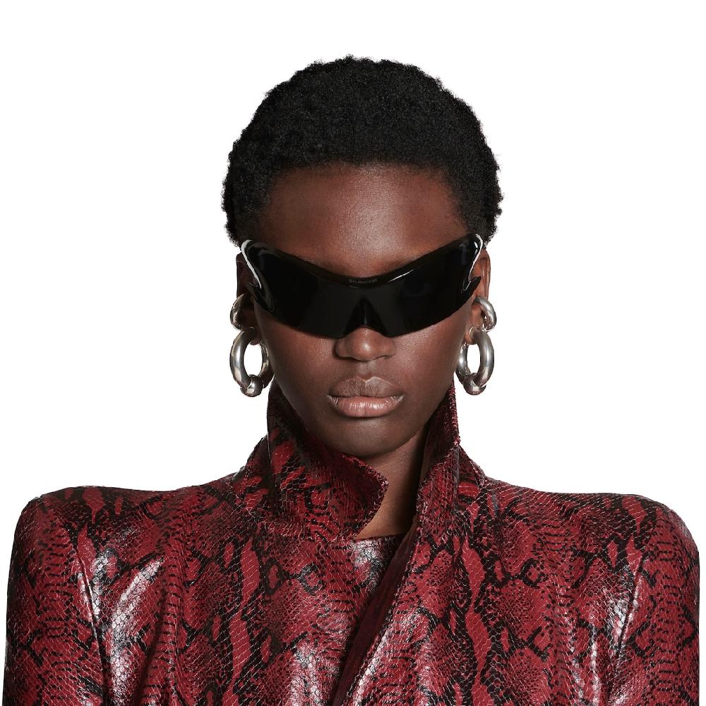 Balenciaga Pendientes Mega En Plateado