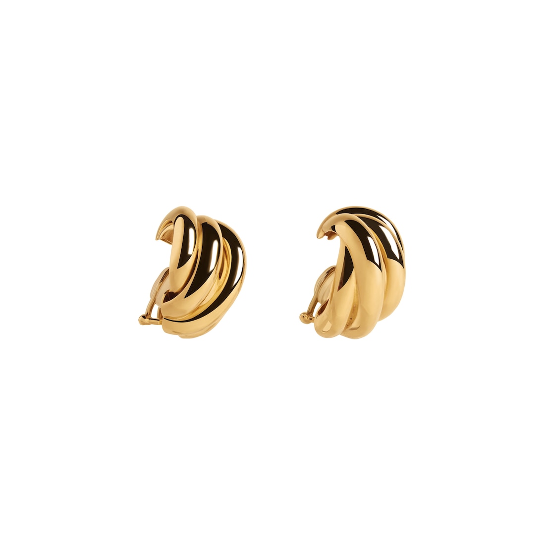 Balenciaga Pendientes Saturne Para Mujer En Dorado