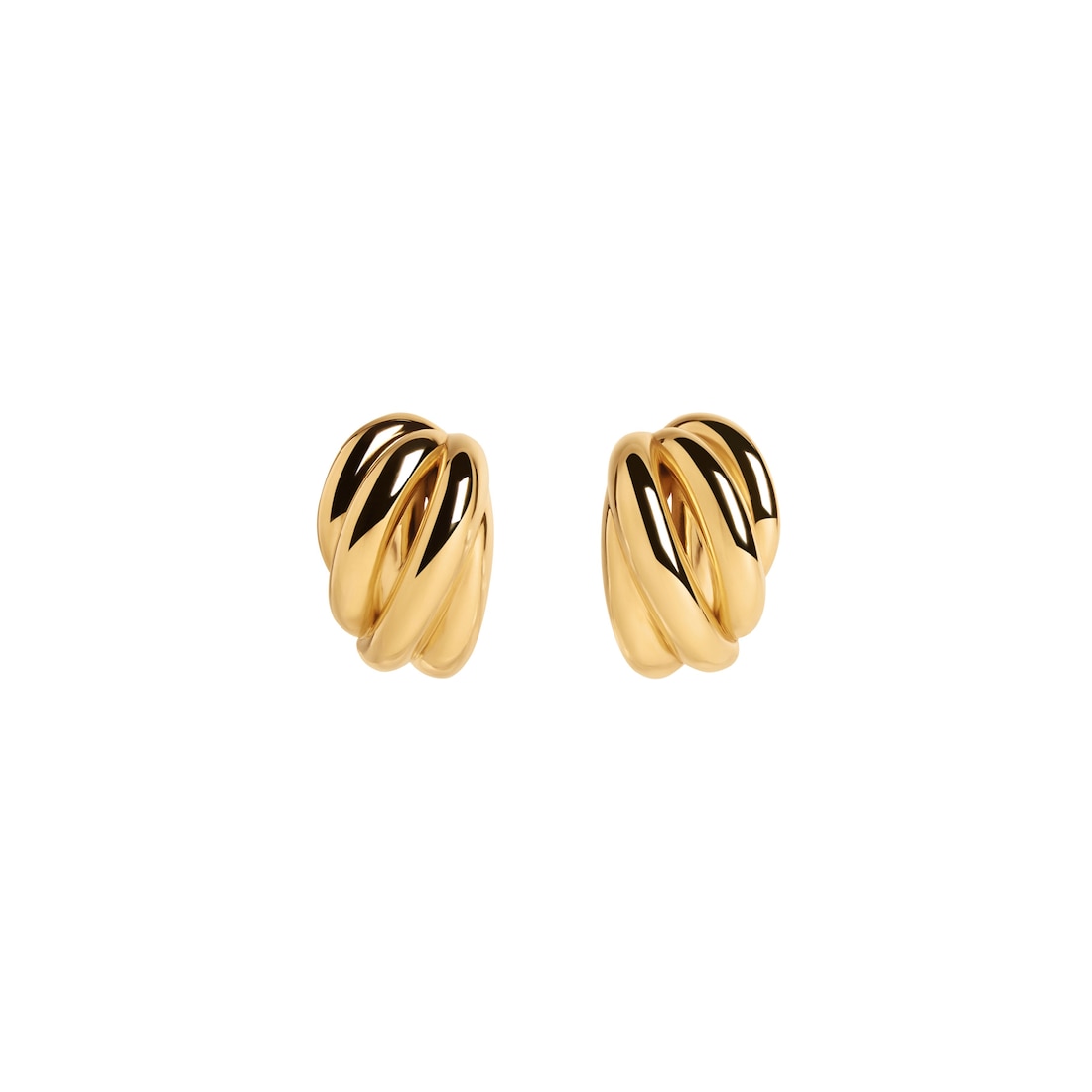 Balenciaga Pendientes Saturne Para Mujer En Dorado