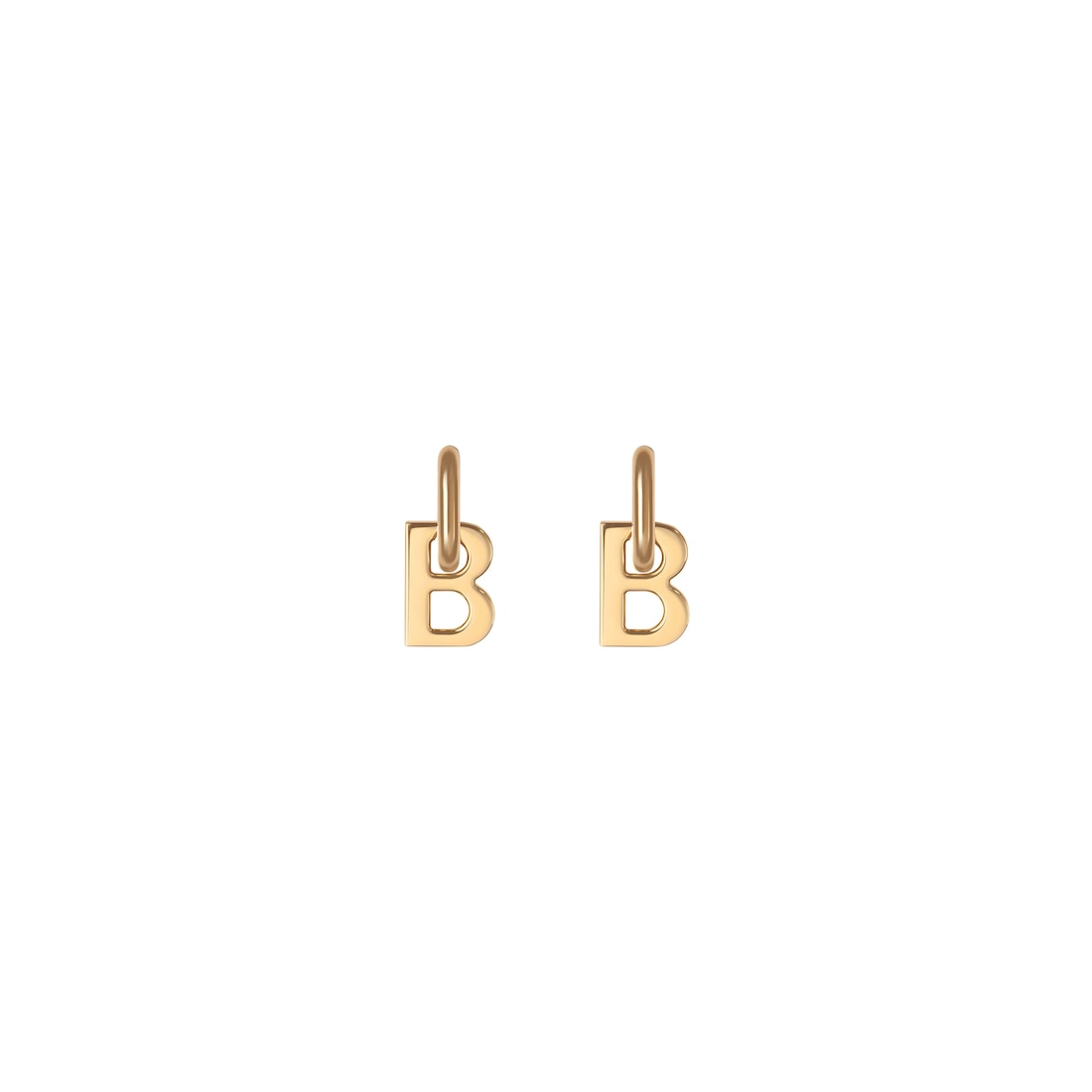 Balenciaga Pendientes Xs B Chain para Mujer en Oro