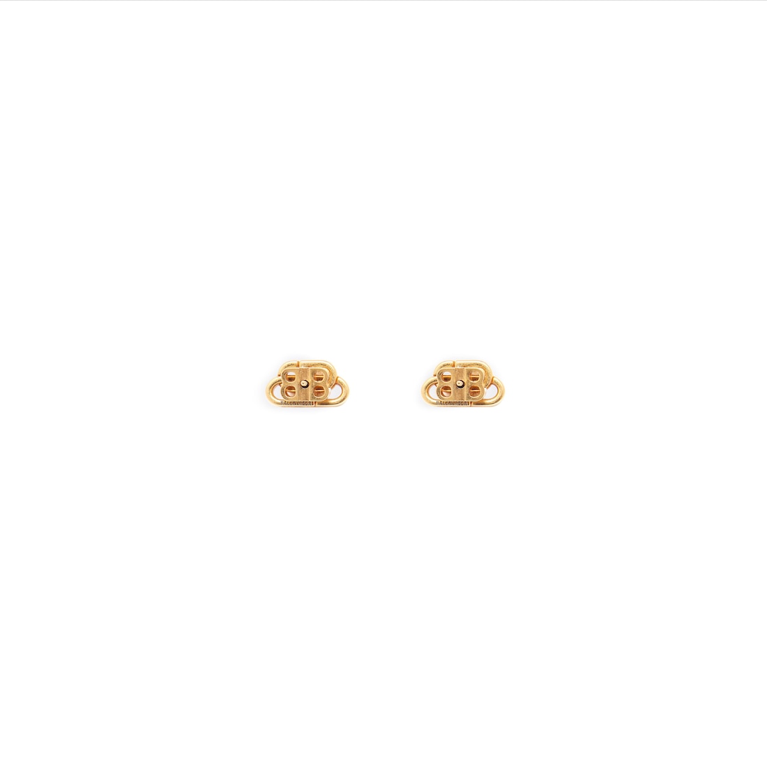 Balenciaga Pendientes Xs Bb Stud En Oro