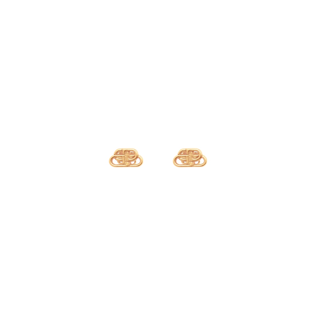 Balenciaga Pendientes Xs Bb Stud En Oro