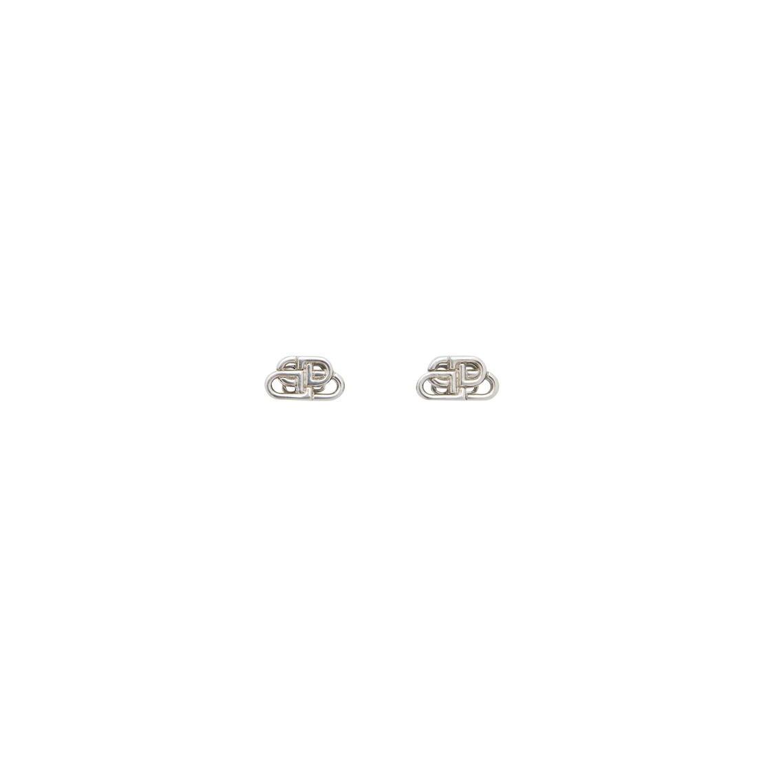 Balenciaga Pendientes Xs Bb Stud en Plateado