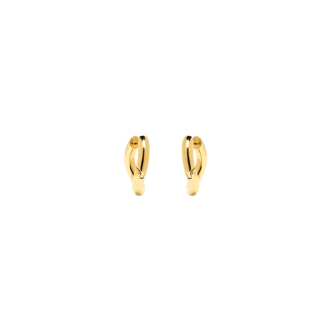 Balenciaga Pendientes Xs Loop Para Mujer En Oro