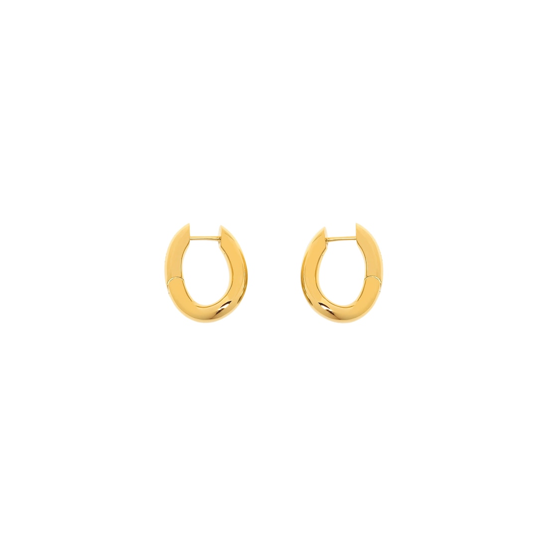 Balenciaga Pendientes Xs Loop Para Mujer En Oro