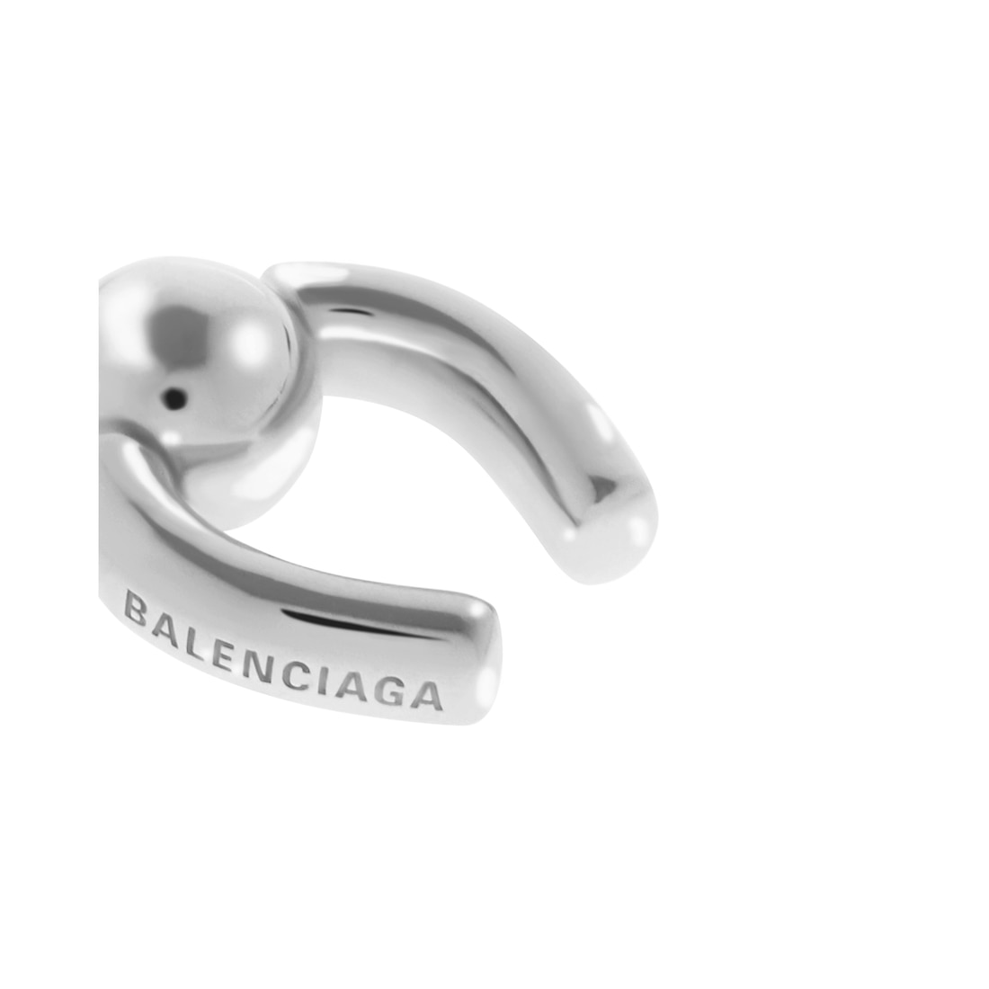 Balenciaga Piercing Para Nariz Camden En Plateado