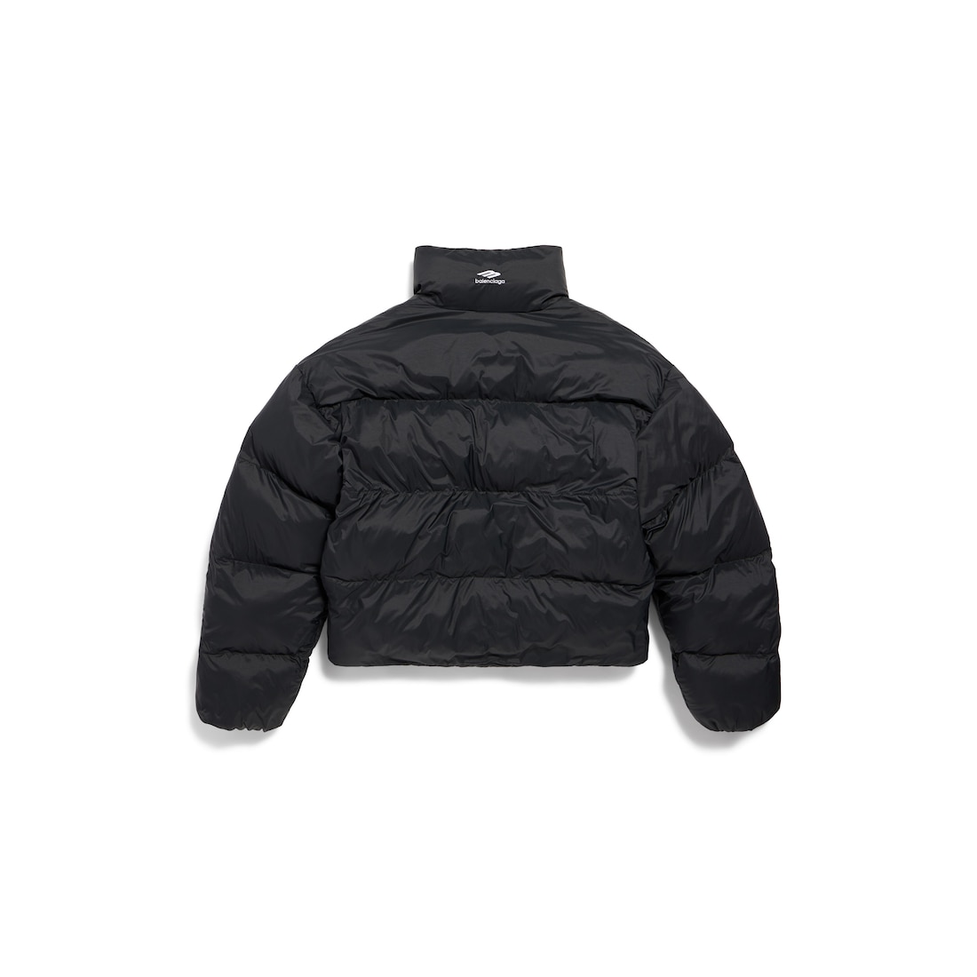 Balenciaga Puffer Ski Cropped Para Mujer En Negro