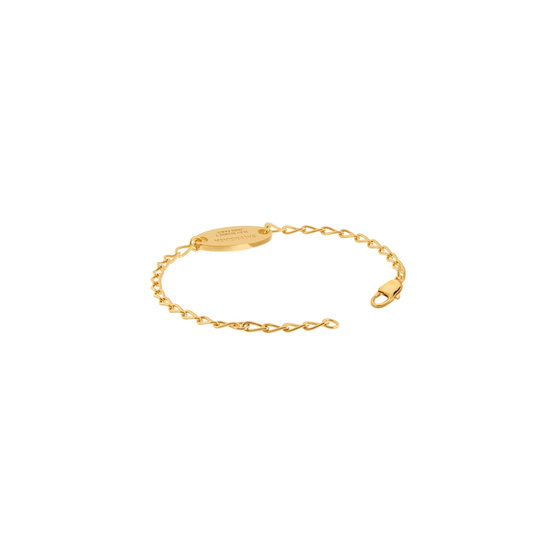 Balenciaga Pulsera Everyday En Dorado