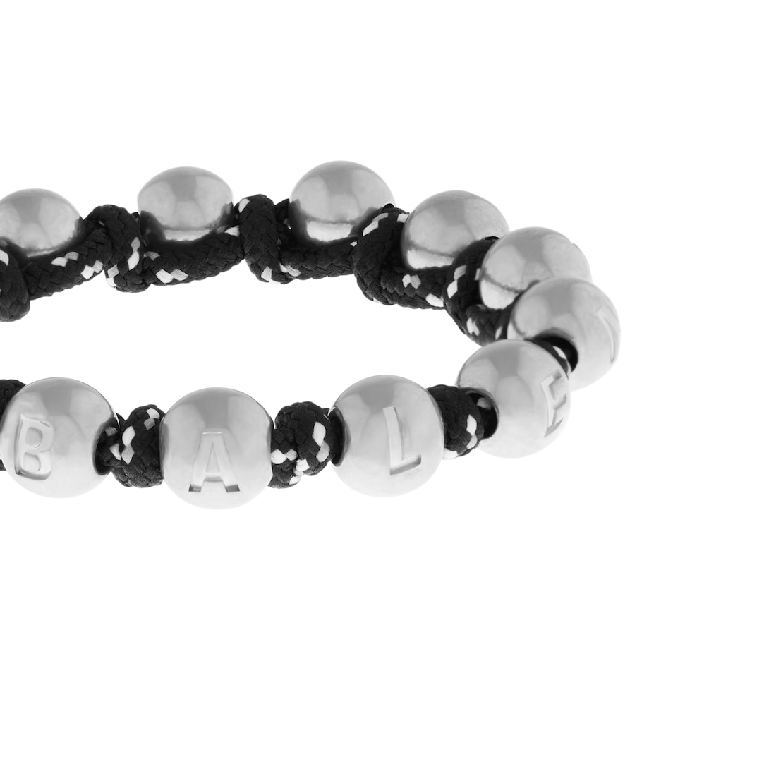 Balenciaga Pulsera Malibu Ball En Plateado