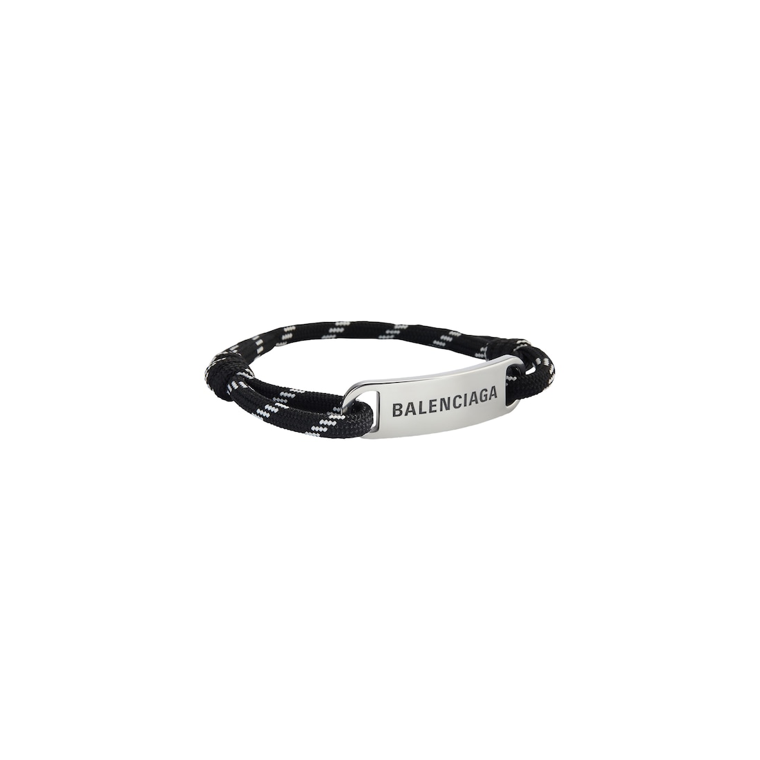 Balenciaga Pulsera Plate En Negro
