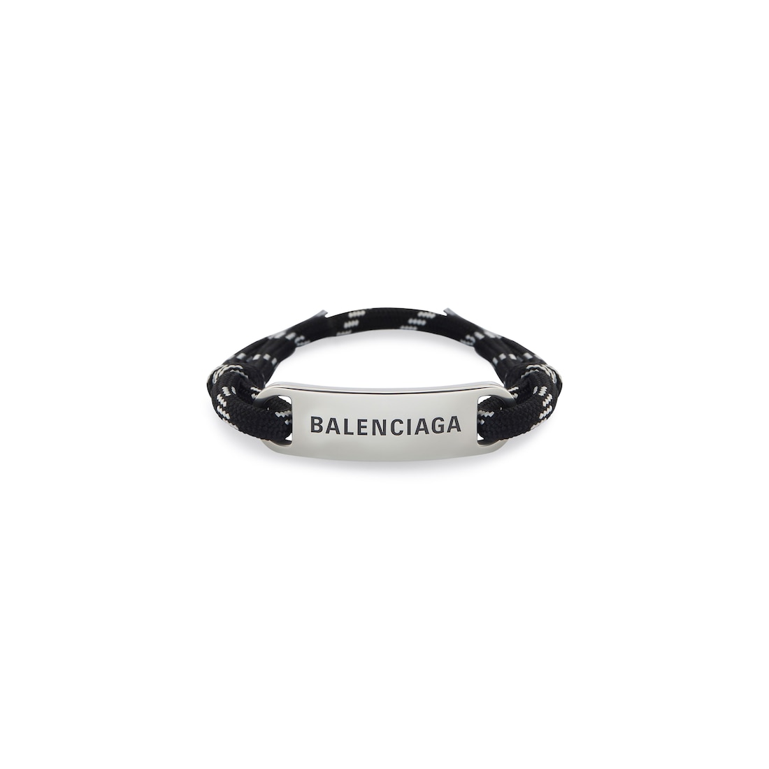 Balenciaga Pulsera Plate En Negro