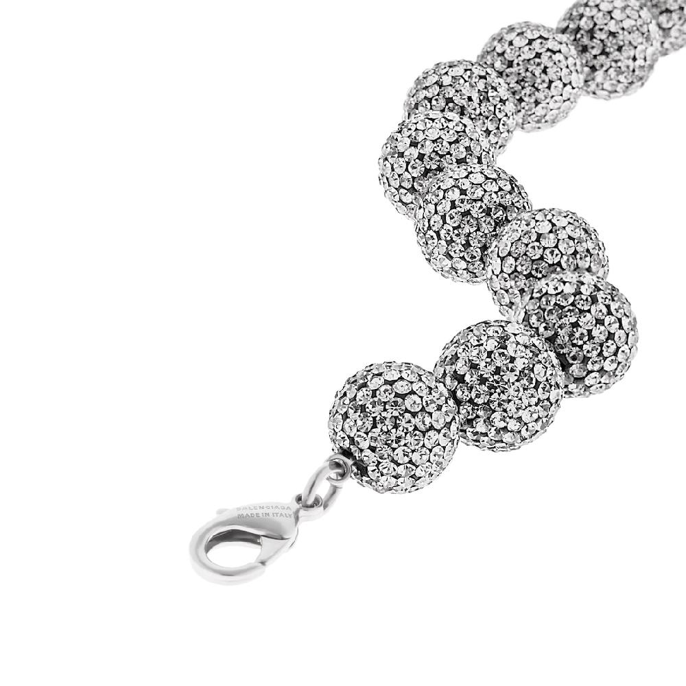 Balenciaga Pulsera Quantum Para Mujer En Plateado