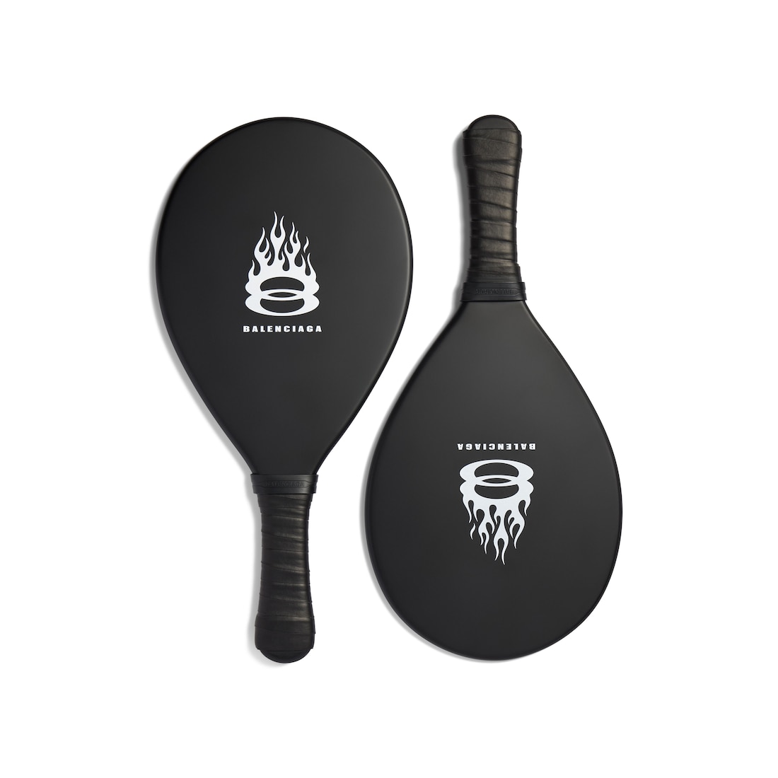 Balenciaga Raquetas De Playa En Negro/blanco