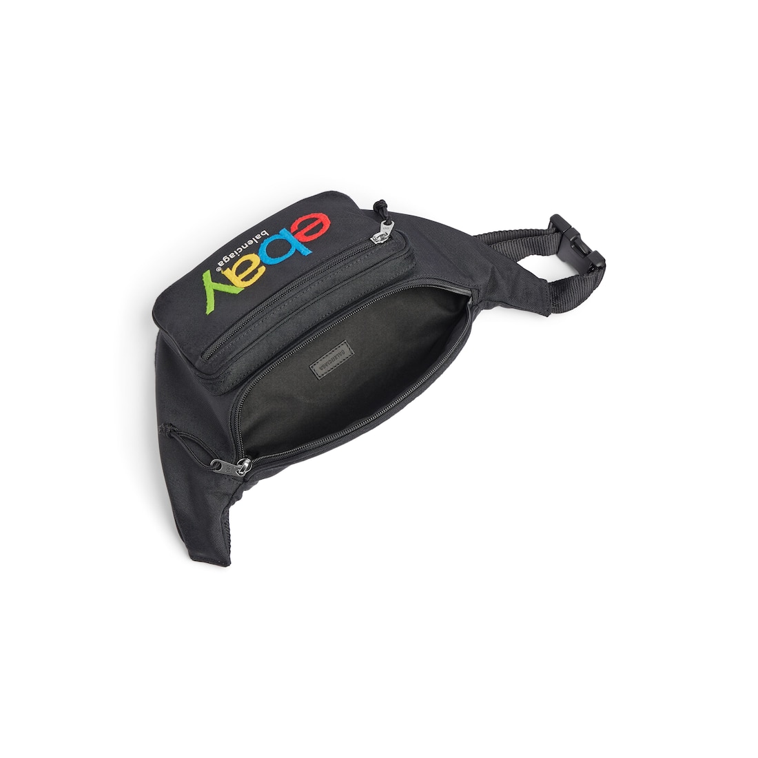 Balenciaga Riñonera Explorer Para Hombre En Negro