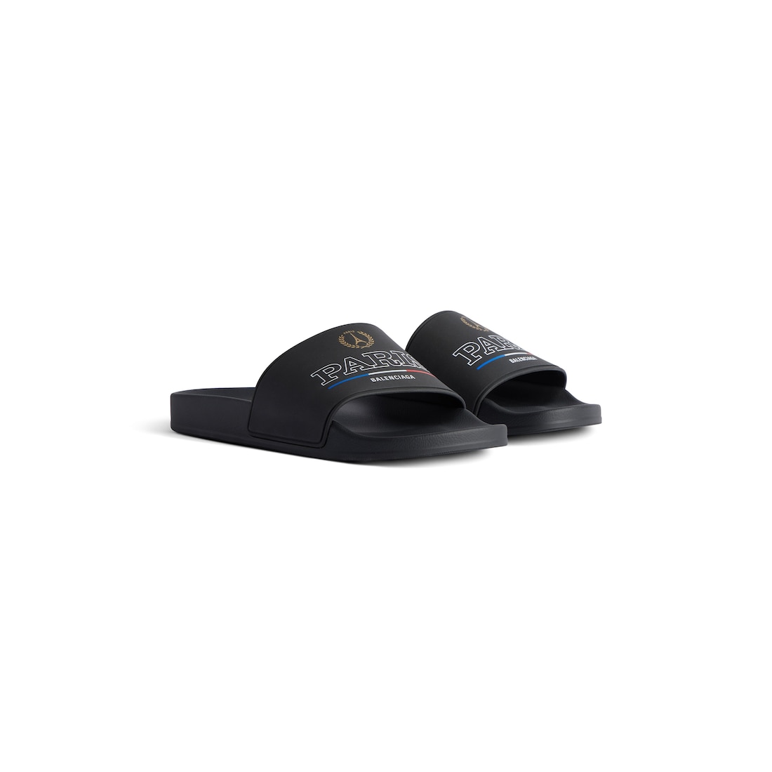 Balenciaga Sandalia Pool Para Hombre En Negro