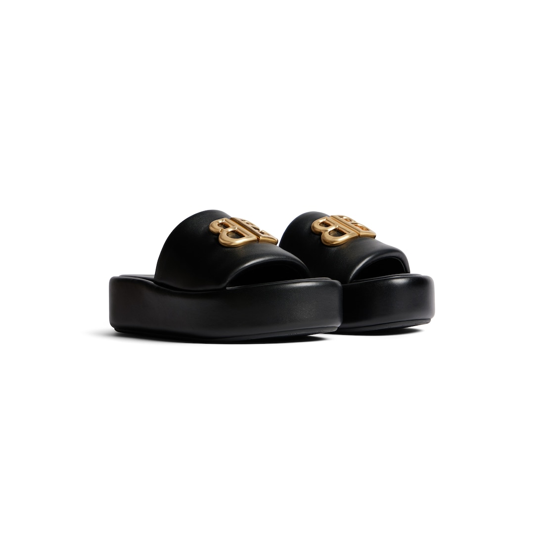Balenciaga Sandalia Rise Para Mujer En Negro