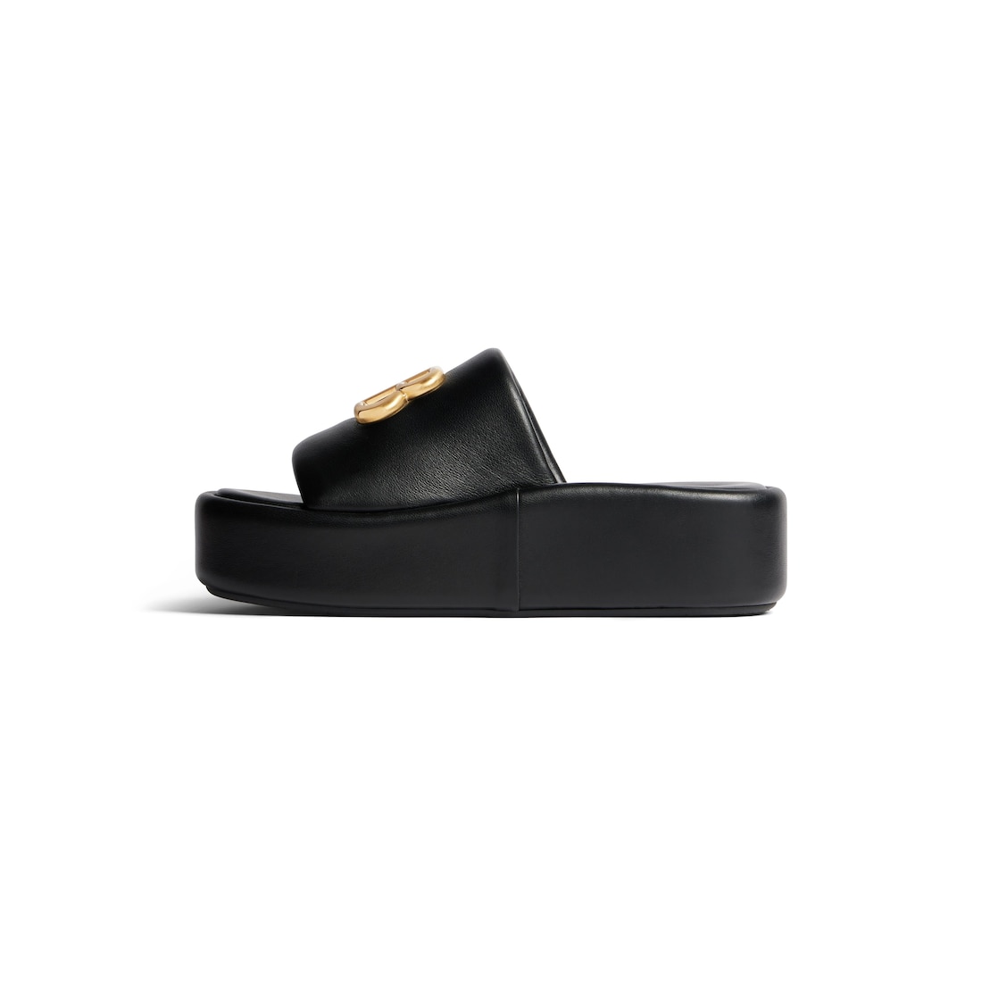 Balenciaga Sandalia Rise Para Mujer En Negro