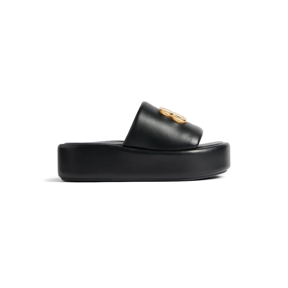 Balenciaga Sandalia Rise Para Mujer En Negro