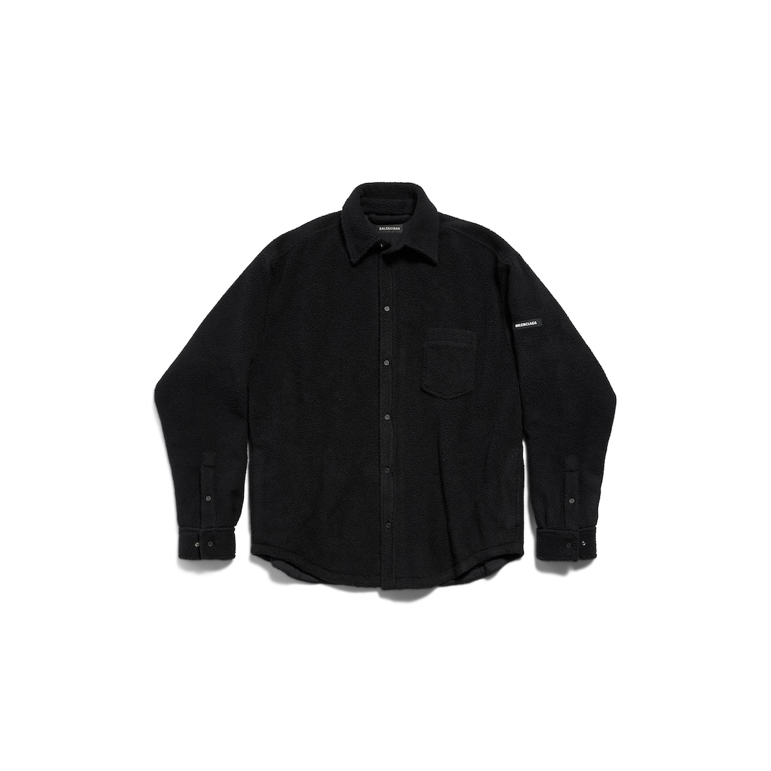Balenciaga Sobrecamisa Para Hombre En Negro