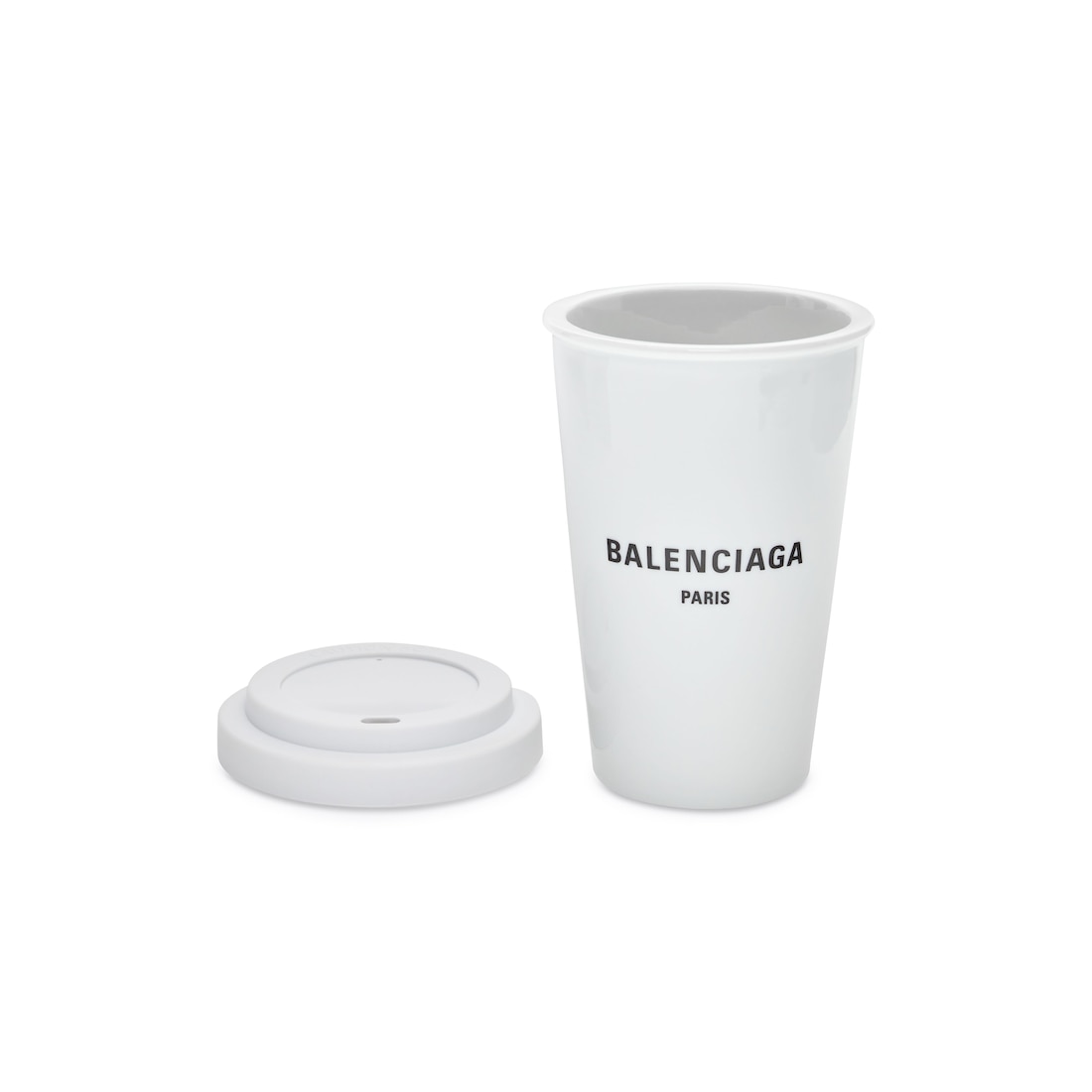 Balenciaga Taza De Café Paris En Blanco