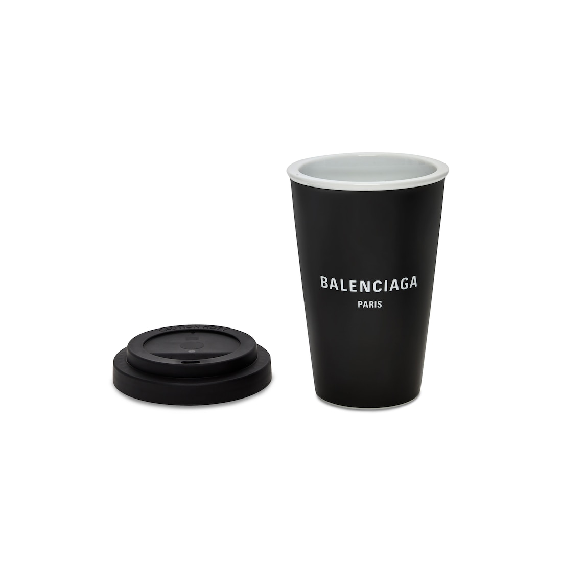 Balenciaga Taza De Café Paris En Negro