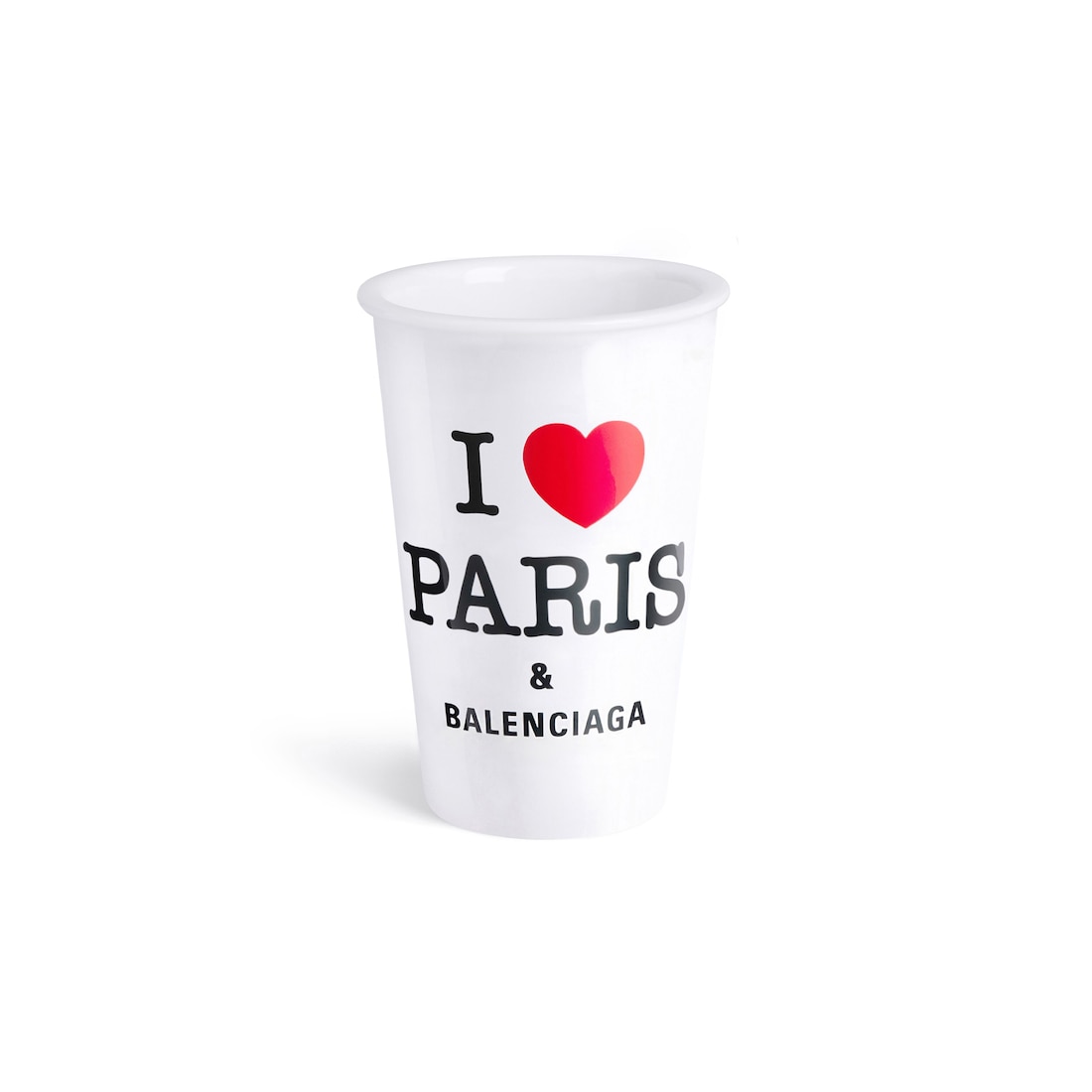 Balenciaga Taza Para Café En Blanco