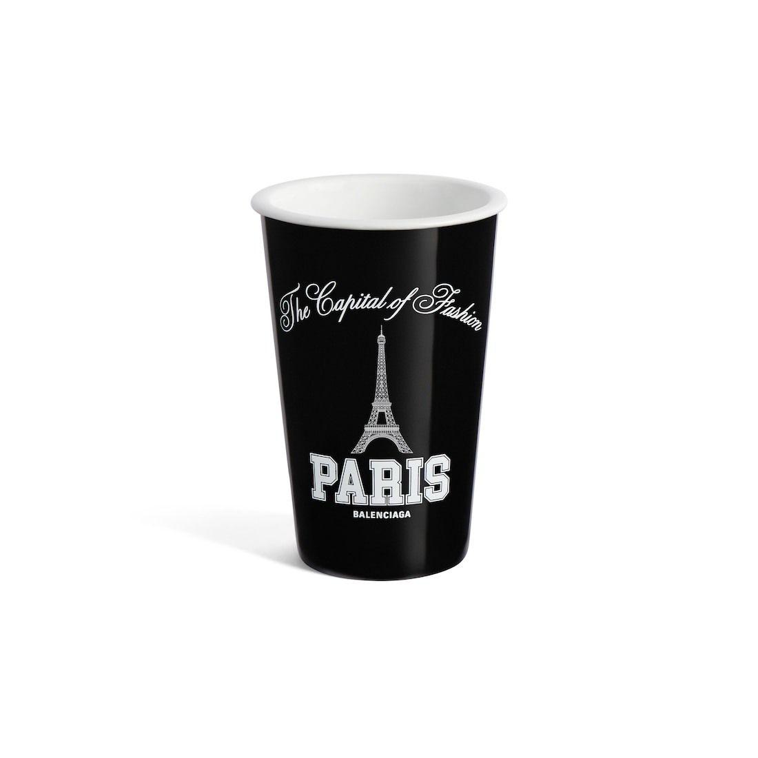 Balenciaga Taza Para Café En Negro