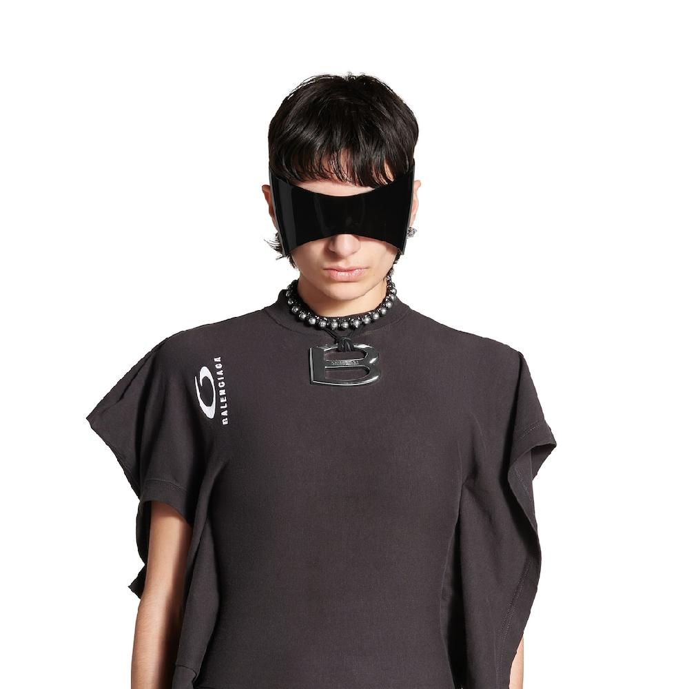 Balenciaga Vestido Twisted Para Mujer En Negro