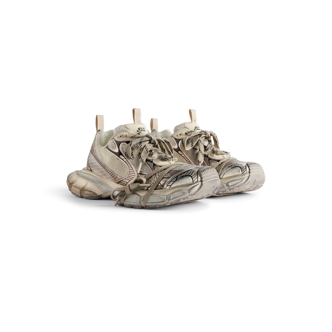 Balenciaga Zapatillas 3xl Para Mujer En Beige