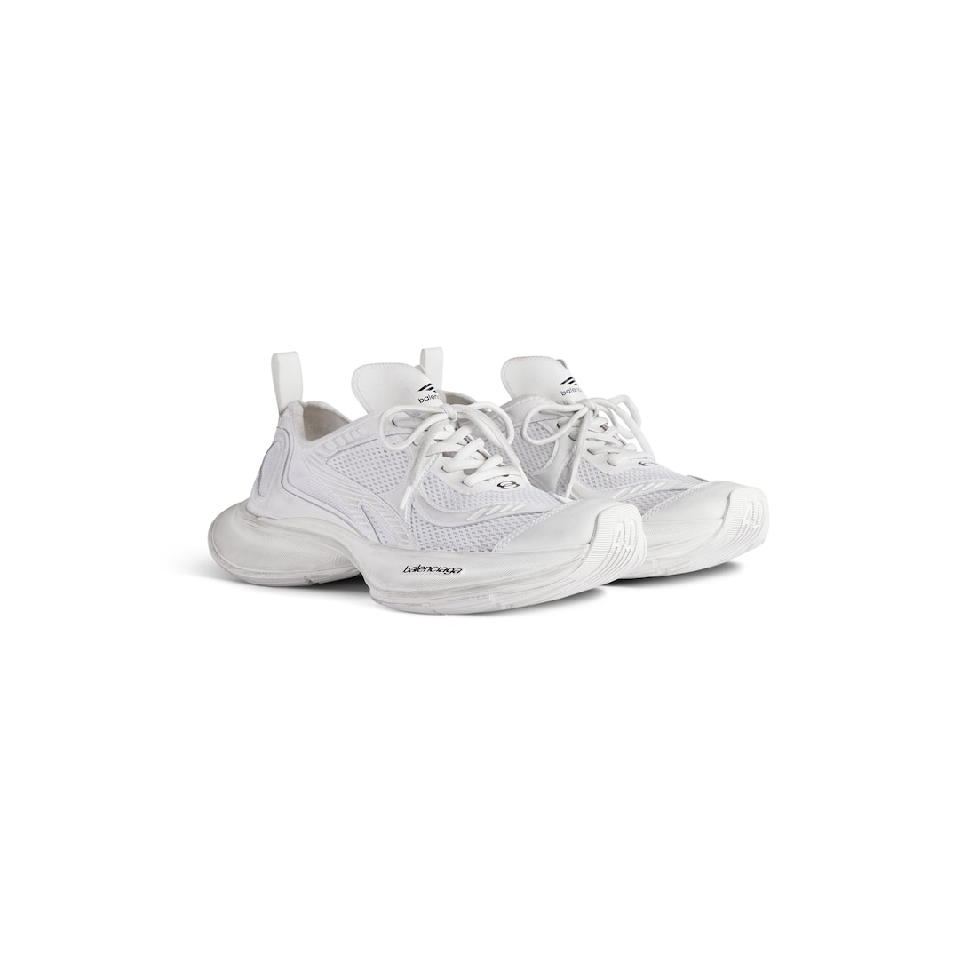 Balenciaga Zapatillas Circuit Para Mujer En Blanco