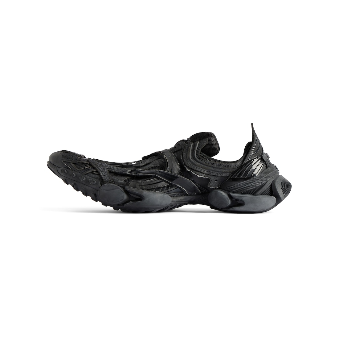 Balenciaga Zapatillas Reptile Para Hombre En Negro